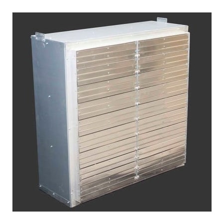 Hessaire Hessaire 36" Belt Drive Box Fan 36X550S-N, 3/4HP, 1PH, 11010 CFM, With Shutter 36X550S-N